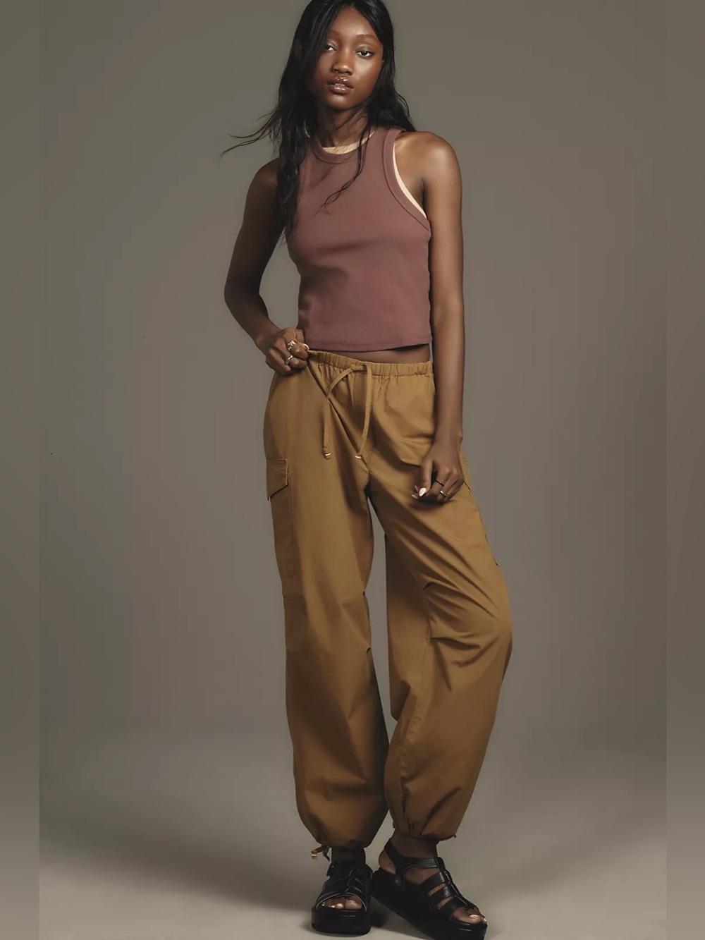 Anthropologie Pilcro Pull-On Parachute Pants Size Medium